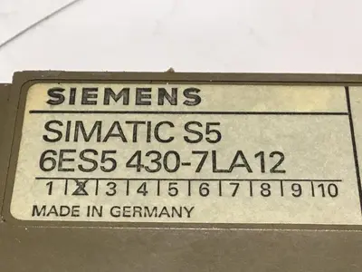 USED SIEMENS 6ES5 430-7LA12