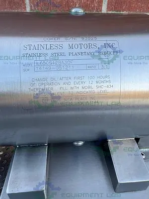 USED VIKING S1S STAINLESS STEEL ROTARY LOBE PUMP W/STAINLESS MOTORS 1 HP MOTOR