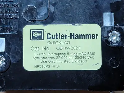 USED CUTLER-HAMMER QBHW2020
