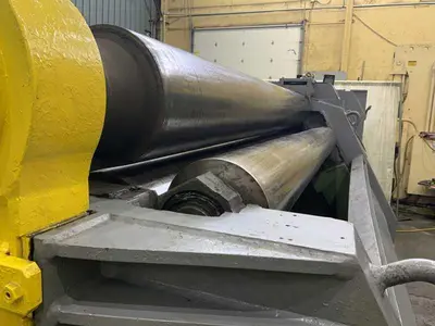 10' X 1/2" HAEUSLER MODEL VRM-HW-3000X12 INITIAL DOUBLE PINCH PLATE BENDING ROLL