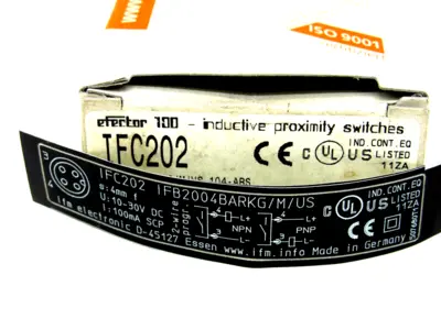 NEW EFECTOR IFB2004BARKG/M/US-104-ARS-IFS202 INDUCTIVE SENSOR IFC202