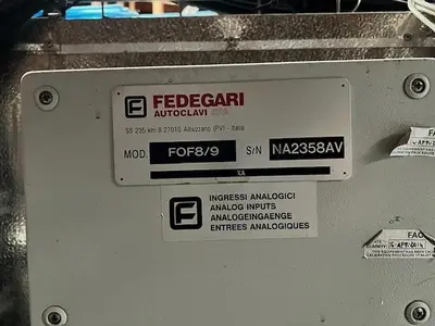 USED 2014 FEDEGARI FOF8/9