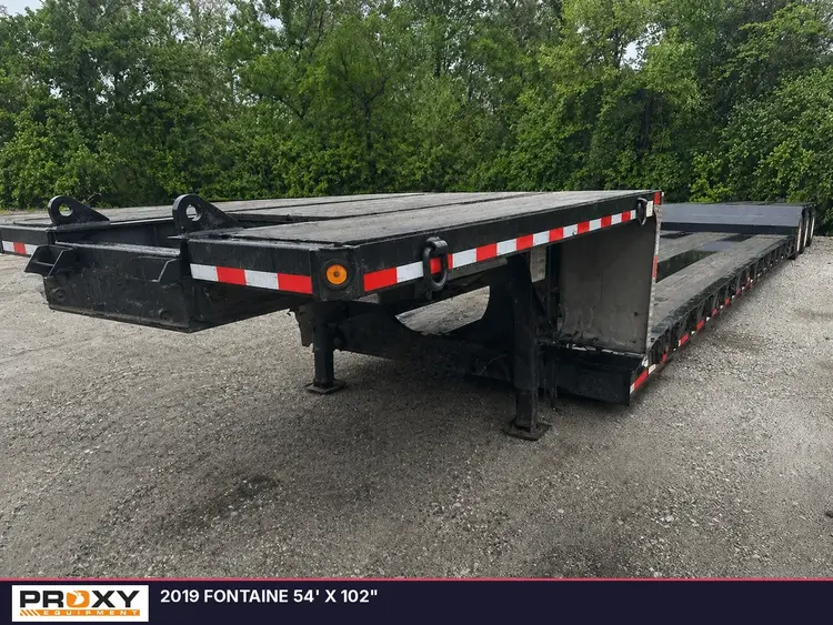 Used 2019 FONTAINE 54' X 102" Lowboy Trailers Ohio US | Proxy Equipment #1388696