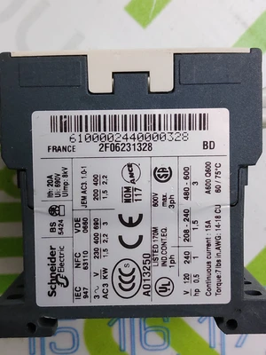TELEMECHANIQUE LP1K06 10BD CONTACTOR