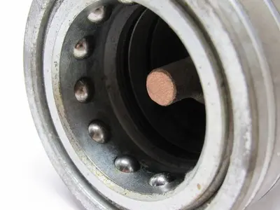 Parker H12-62 Steel 1-1/2" Body Poppet Valve Shut off 1"NPTF Quick Coupling