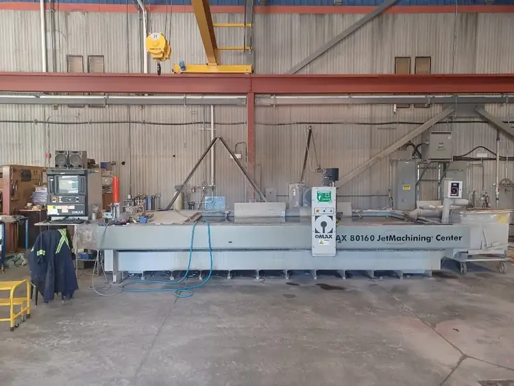 Used 2012 OMAX 80160 Waterjet Cutters British Columbia CA | Lenmark #1424096