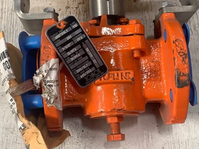 1.5" -150# Tufline Xomox Diaphragm Plug Valve , Unused