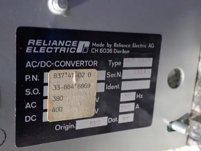 USED RELIANCE ELECTRIC MAXITRON S6R