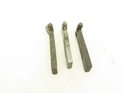 Armstrong NO. 2 Tool Holder Set Right Left And Straight For 3/8" Bits Lot of 3