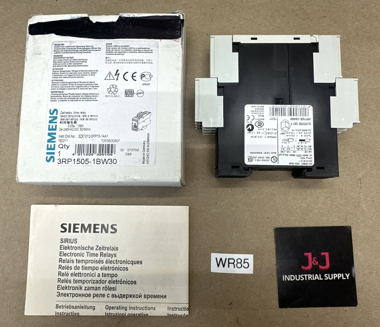 NEW Siemens 3RP1505-1BW30