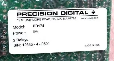 NEW PRECISION DIGITAL PD174 OPTION CARD