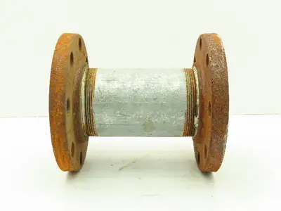 Anvil 4" Threaded Steel Flanged Straight Pipe Connector #125