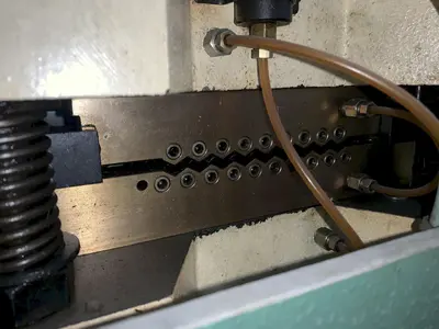4.7" X .040" BRUDERER MODEL #12120B 19 ROLL PRECISION LEVELER & DOUBLE END UNCOILER: STOCK 13024