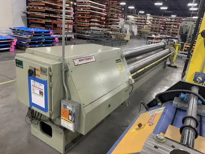 16' x .125" MONTGOMERY 4 ROLL MODEL 4R19710 HYDRAULIC POWER PLATE ROLL