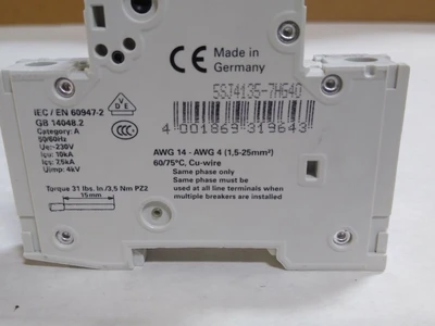 USED SIEMENS 5SJ4135-7HG40