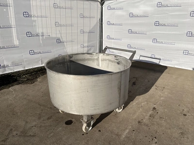 500L S/S Open Top Trolley Tanks