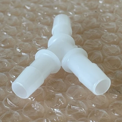 (10) 3/8" Hose-Barb Y WYE Connector Fitting White Nylon HHO Air Fuel 3-Way Split
