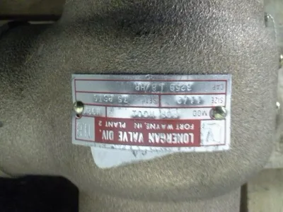 USED Lonergan Valve FBF HG01