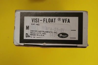 USED DWYER DWYER VFA-27-BV SERIES VFA VISI-FLOAT FLOWMETER