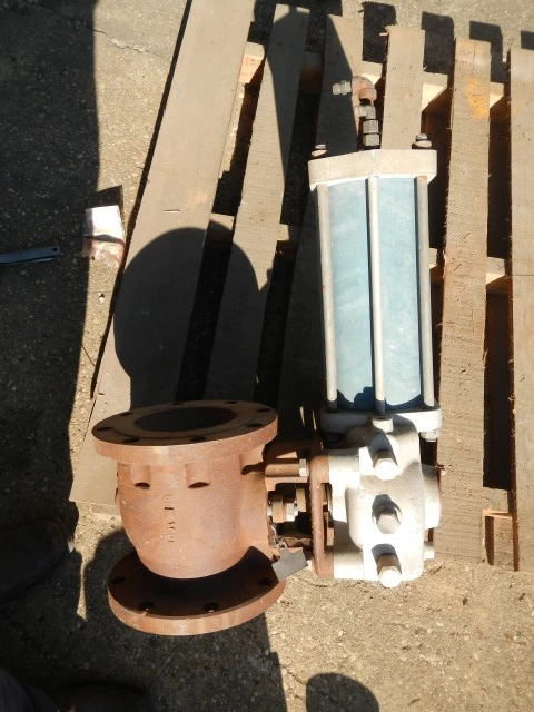 Jamesbury 6" 150 Rating, Steel Flanged Control Valve