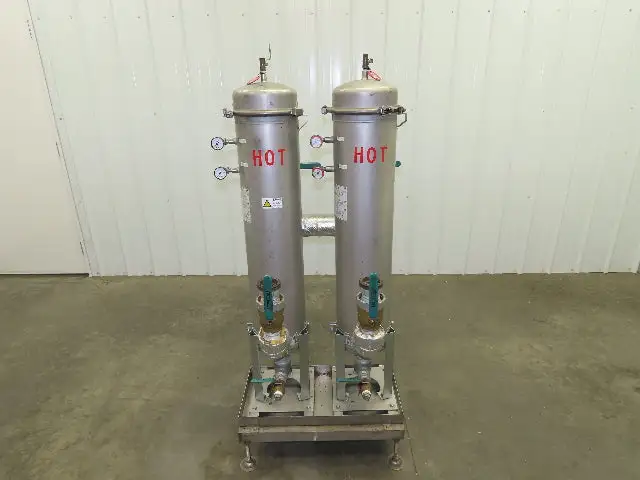 SMC FGFS1B-20-E100B-G FG Bag Filter Strainer Stainless Steel Dual Filter