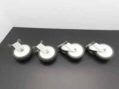 Payson 050/5 5" Swivel & 051-5 Fixed Caster Wheels Lot of 4