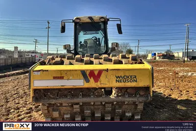 Used 2019 WACKER NEUSON RC110P Single Drum Rollers Tennessee US | Proxy Equipment #1385006