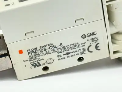 SMC PFM710S-C6L-E Digital Flow Switch 0.2-10L/min