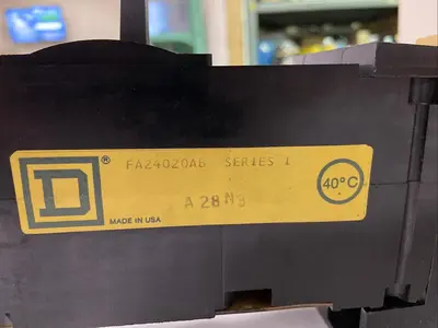 Used SQUARE D FA24020AB Circuit Breakers | Surplus Asset Holdings #1189085