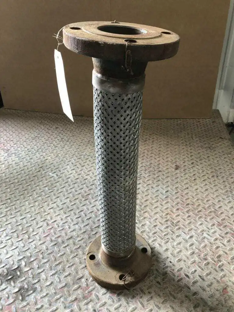 3″ X 24″ Flanged Braided Stainless Steel Flexible Hose