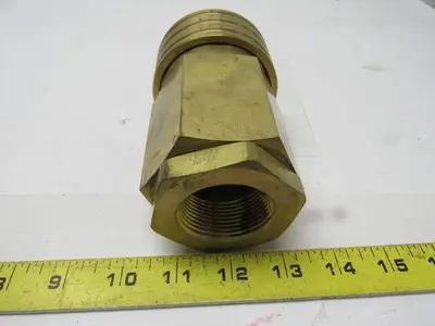 Parker BH12-60W Brass Quick Coupling 1-1/2" Body 1-1/4"NPT Female Thread