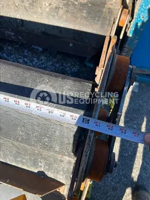 Unknown Manufacturer: Used Combo Infeed Conveyor with Pit