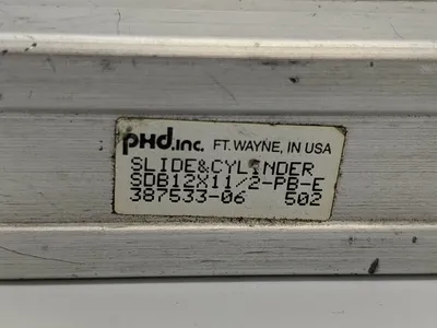 USED PHD PNEUMATIC SLIDE & CYLINDER