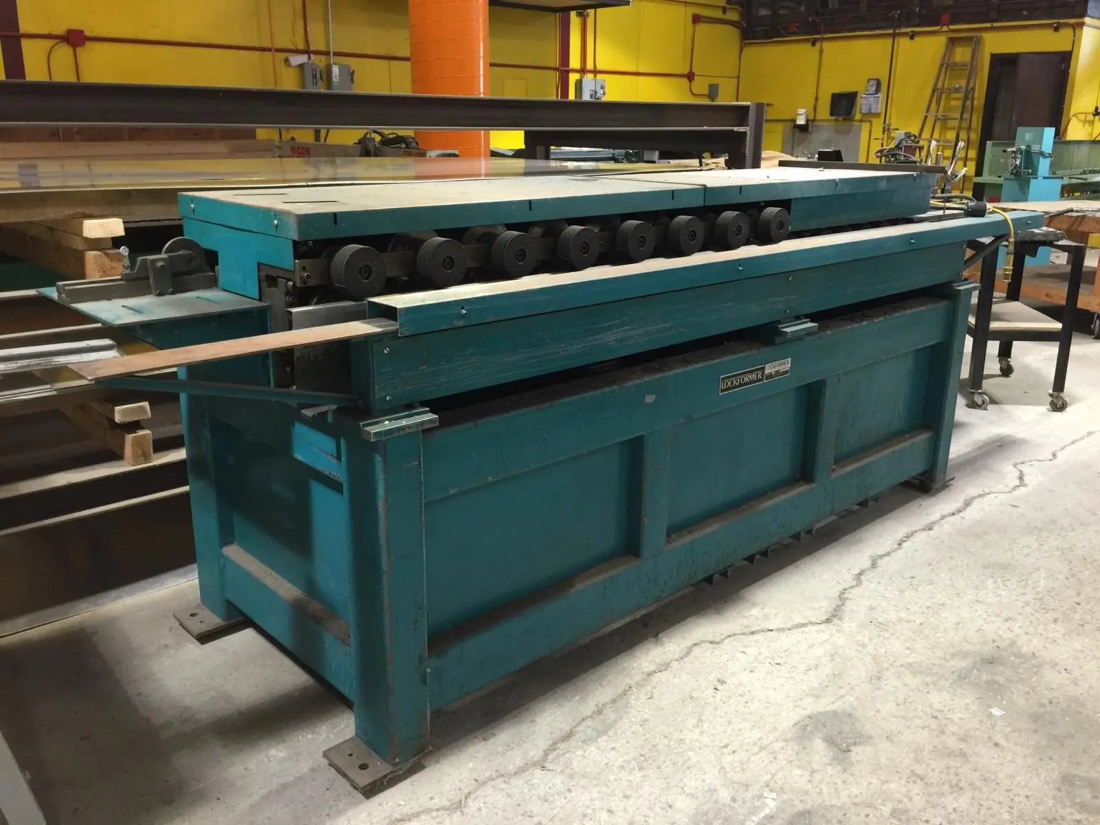 Pre-Owned Lockformer 14 Station TDC Machine with Clip Rolls