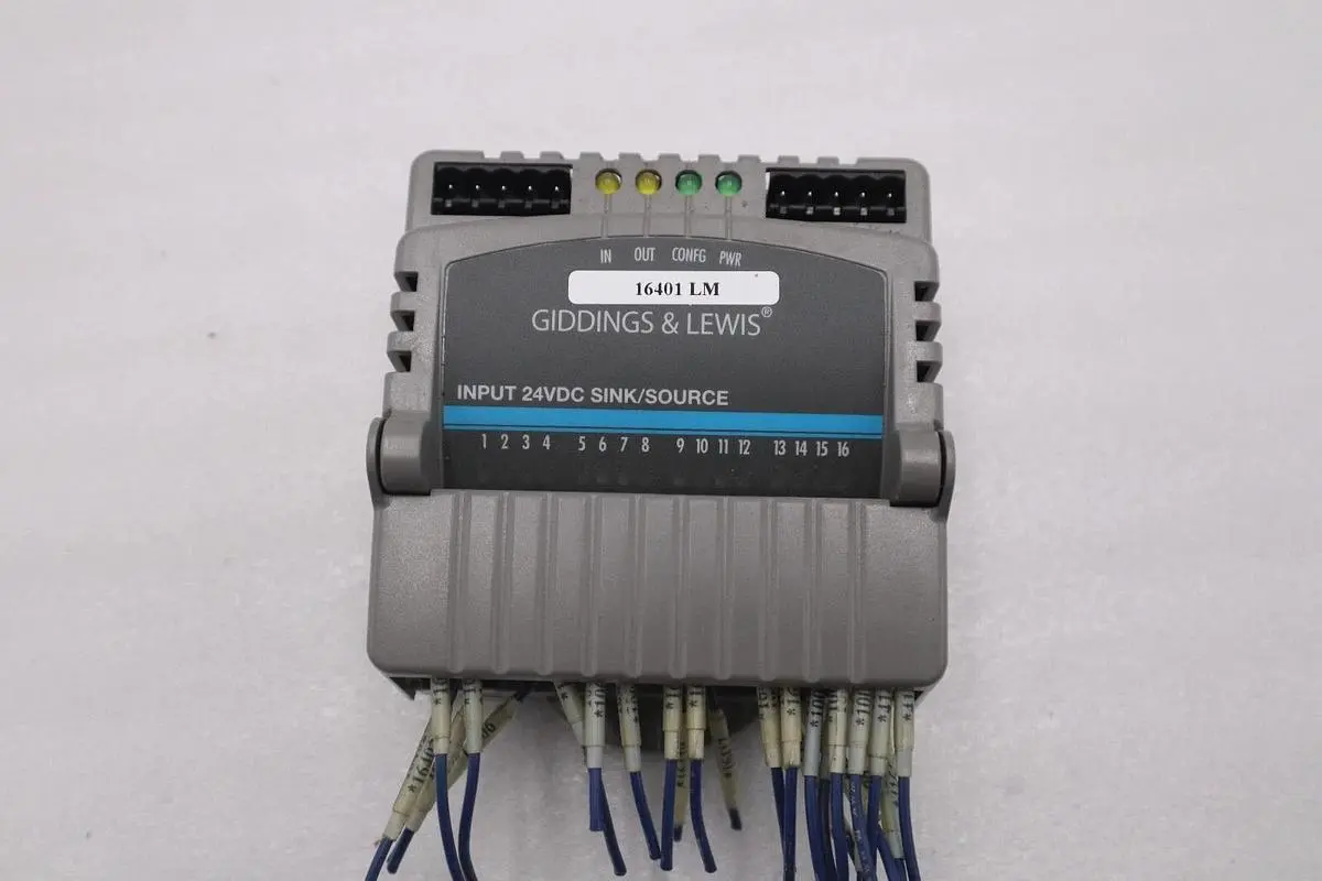 GIDDINGS & LEWIS M.1300.7372 R1 Input Module 24VDC SINK/SOURCE STOCK 621-D
