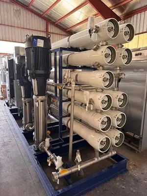 USED 2019 EVOQUA WATER TECHNOLOGIES RO/DI SYSTEM WITH SOFTENING CAPABILITY