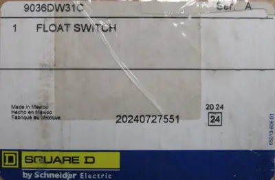 NEW SQUARE D 9036DW31C FLOAT SWITCH