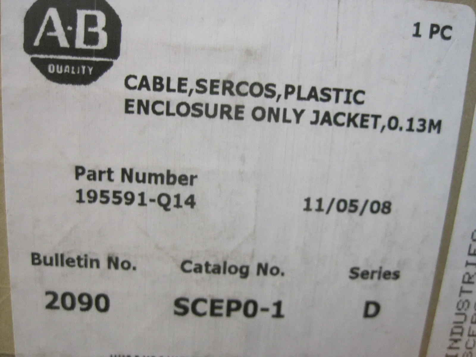 NEW ALLEN BRADLEY 195591-Q14 FIBER OPTIC CABLE 195591Q14
