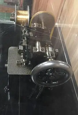 8753-100 ANTIQUE CHAIN MAKING MACHINE-SHOW/EXHIBIT DISPLAY