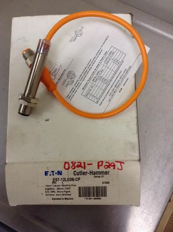 New | in-Stock CUTLER-HAMMER E57-12LE06-CP Proximity Sensors Ohio US | Surplus Asset Holdings #1206145