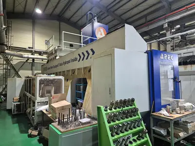 Used 2008 APEC G32 Gantry Machining Centers (incld. Bridge & Double Column) Georgia US | Shub Machinery #146573
