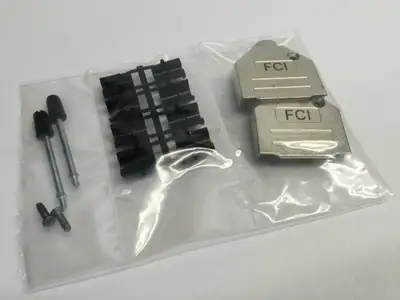 New | in-Stock FCI Backshell DB15 Metal SHLD Connector Accessories Michigan US | Maverick Industrial Sales #1401688