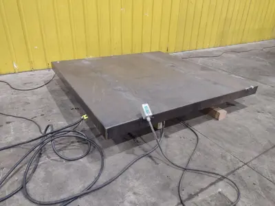 4,000 LBS X 71.75" X 71.75" LIFT PRODUCTS MODEL LPFT4W-040-36 HYRAULIC SCISSOR LIFT TABLE 110V: YOBRO #24988
