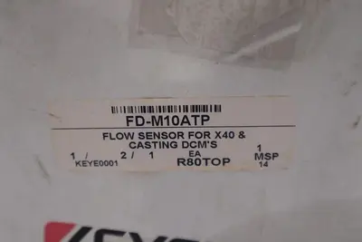 NEW IN BOX! KEYENCE ELECTROMAGNETIC FLOW SENSOR FD-M10ATP / FDM10ATP STOCK 4426A