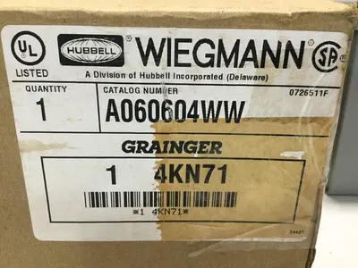 New | in-Stock WIEGMANN A060604WW Misc Electrical & Power Parts Michigan US | Ideal Machinery #1261421