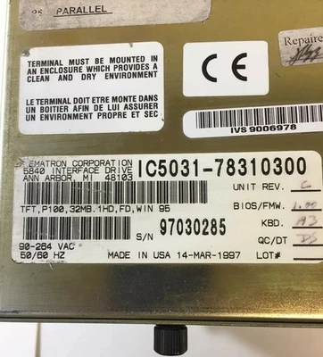 USED Nematron IC5031-78310300