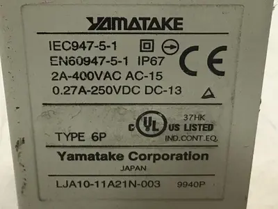 USED YAMATAKE LJA10-11A21N-003