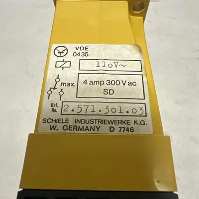 Used SCHIELE 2.571.301.03 Industrial Controls Ohio US | Surplus Asset Holdings #1244188