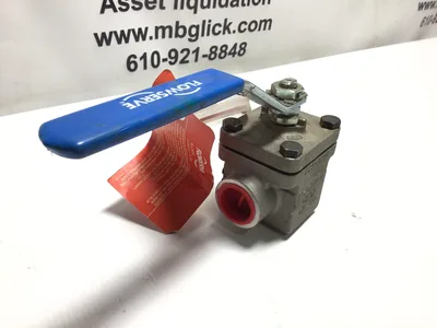 Flowserve/McCanna 3/4″-300 4-Bolt Flange Stainless Steel Ball Valve