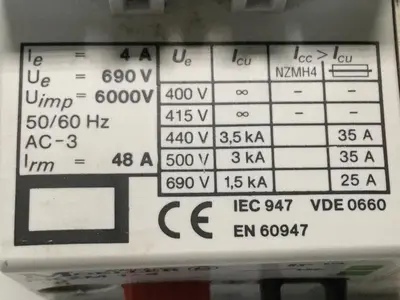 USED MOELLER PKZM1-4 2.4-4